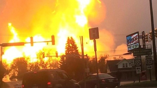 natural gas explosion