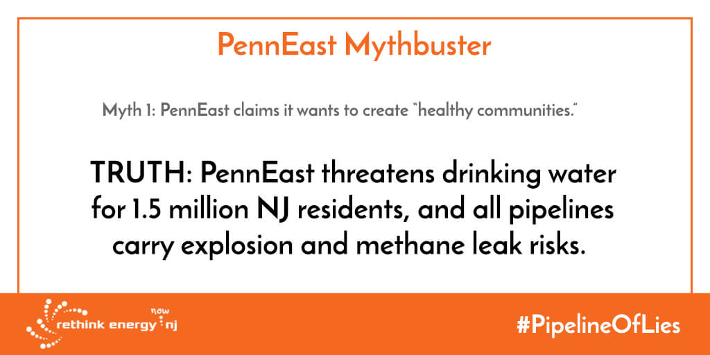 PennEast #PipelineOfLies, PennEast myths