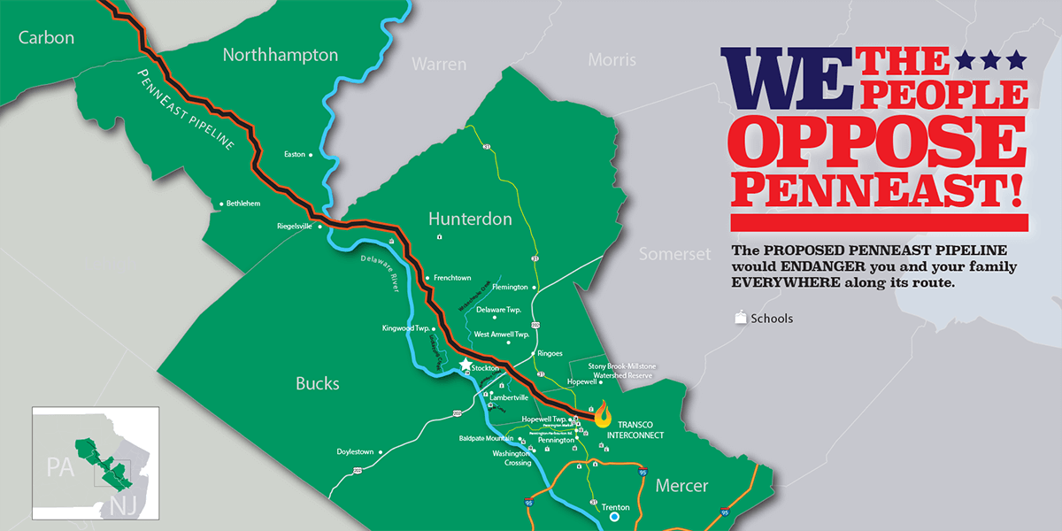 Map PennEast Pipeline Endangers Everyone Along Its Route